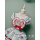 Twin Bears Take A Bite Of Cake Green&Red JSK and Salopette(1st Pre-Order/Full Payment Without Shipping)